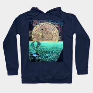 Alien Planet Landscape Hoodie